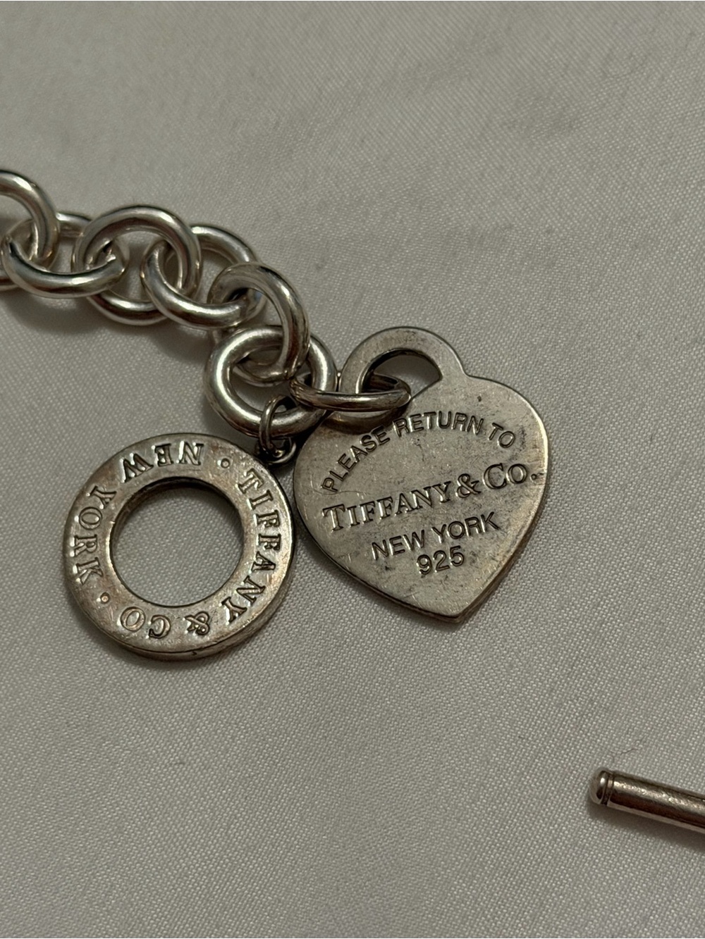 Tiffany & Co. Silver Toggle Heart Necklace - Picture 4 of 9
